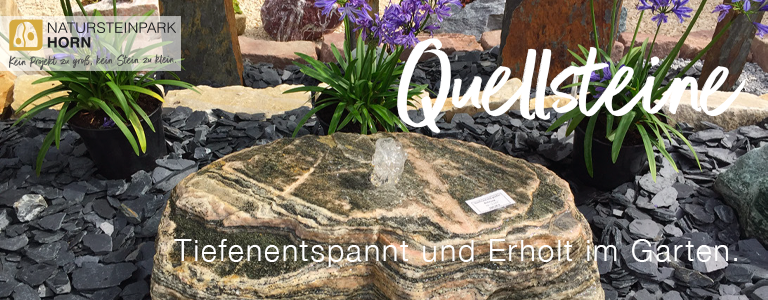 Read more about the article Quellsteine und Wasserspiele installieren