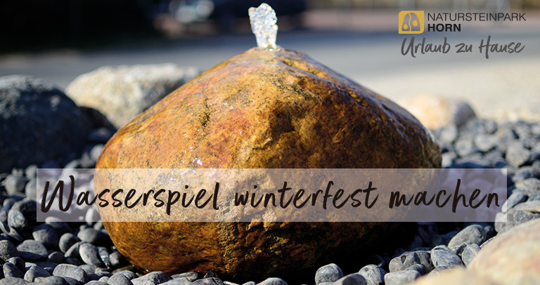 Du betrachtest gerade Wasserspiel winterfest machen